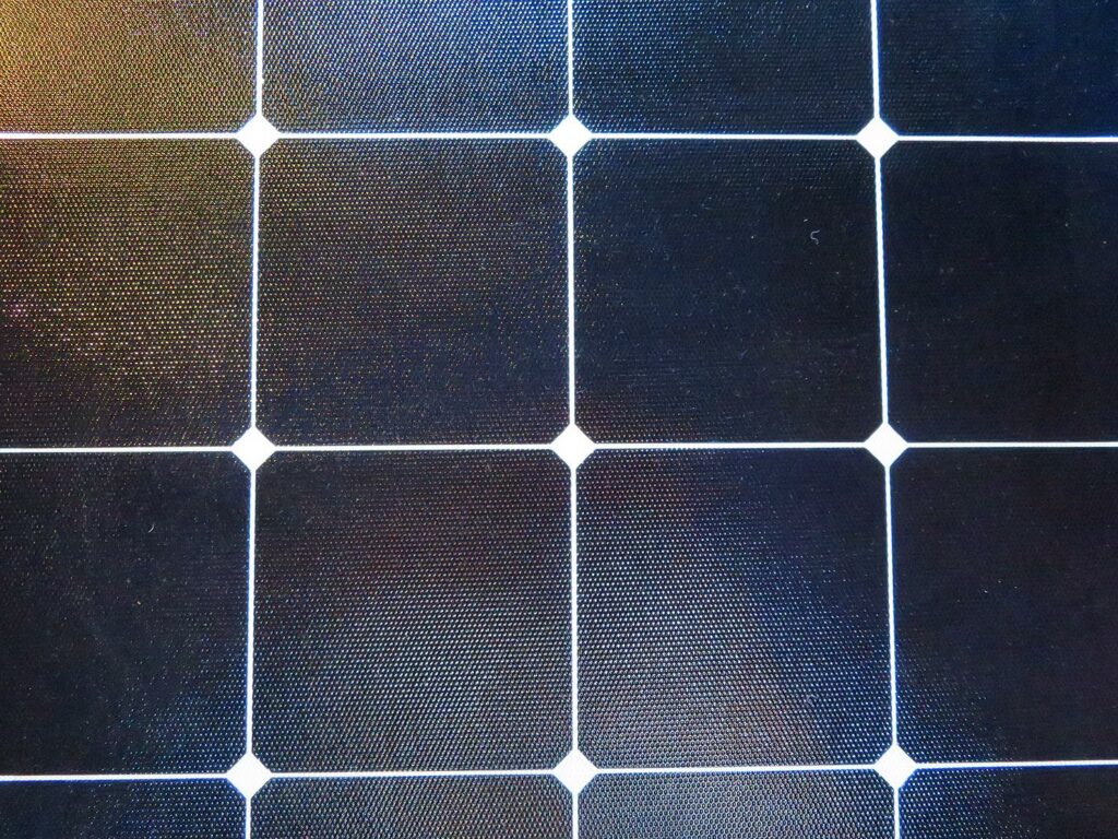 Figure 3: Jackery SolarSaga 100 surface made of ETFE